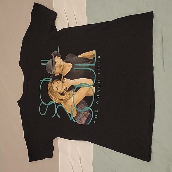 Tim McGraw Faith Hill Concert T-Shirt Black Size Small Soul 2 Soul - Picture 2 of 13